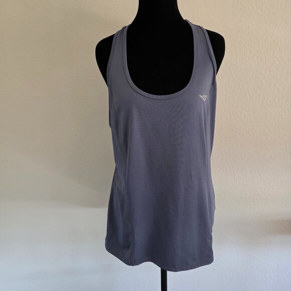 PONY Racer Back Tank Top Size Large Athletic Wear Activewear Workout Gray - Picture 1 of 8